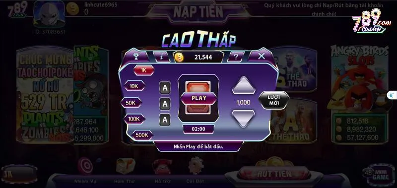 Cổng game có đa dạng sảnh cá cược cho người chơi lựa chọn